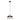 Finesse Decor Iron and Ropes 1 Light 14" Diam Pendant Black and Cream