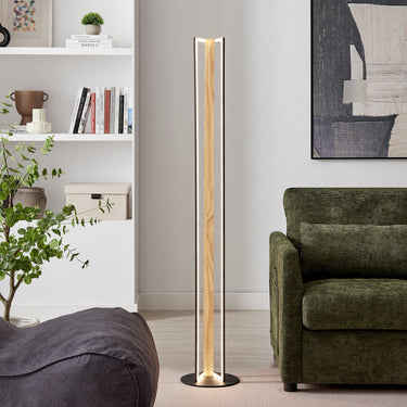 Finesse Decor Floor Lamp Iron & Wood