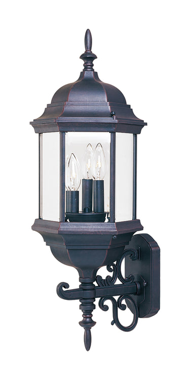 Maxim Lighting Builder Cast 3-Light Outdoor Wall Mount Empire Bronze