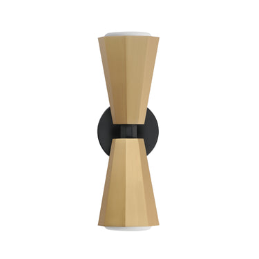 Maxim Lighting Rizzo 2-Light Wall Sconce Black/Antique Brass