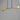 Maxim Lighting Rizzo Linear Pendant Black/Antique Brass