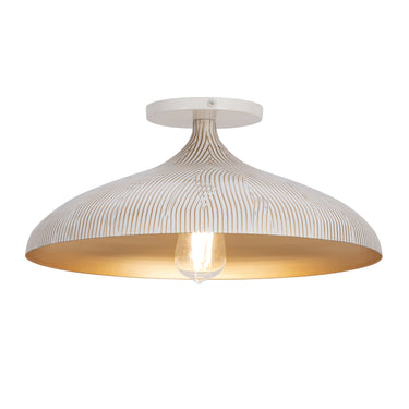 Maxim Lighting Fleur Flush Mount White/Gold
