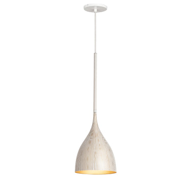Maxim Lighting Fleur Mini Pendant White/Gold