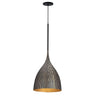 Maxim Lighting Fleur Small Pendant Black/Gold