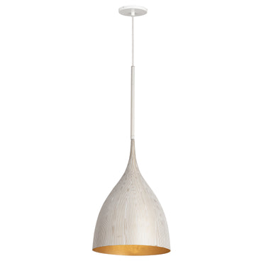 Maxim Lighting Fleur Small Pendant White/Gold