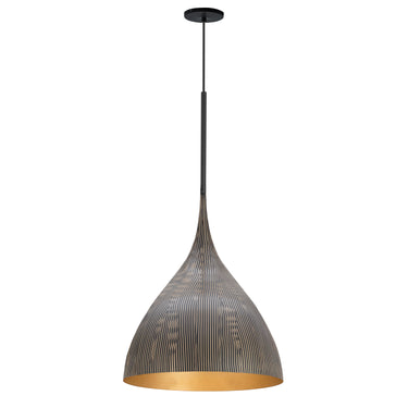 Maxim Lighting Fleur Pendant Black/Gold