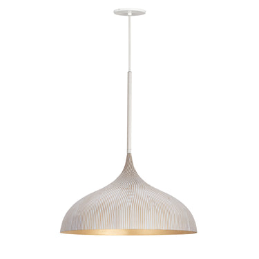 Maxim Lighting Fleur Large Pendant White/Gold