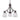 Maxim Lighting Axis 3-Light Chandelier Oil Rubbed Bronze