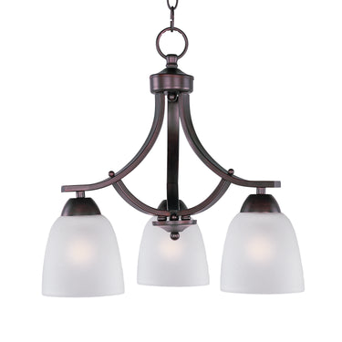 Maxim Lighting Axis 3-Light Chandelier Oil Rubbed Bronze
