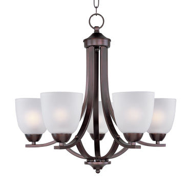 Maxim Lighting Axis 5-Light Chandelier Oil Rubbed Bronze