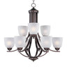 Maxim Lighting Axis 9-Light Chandelier Oil Rubbed Bronze