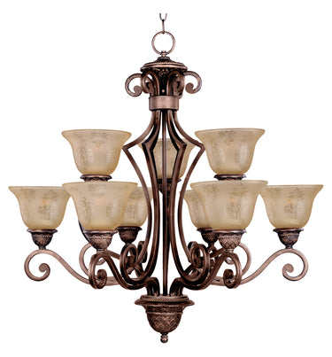 Maxim Lighting Symphony 9-Light Chandelier Oil Rubbed Bronze