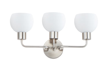 Maxim Lighting Coraline 3-Light Bath Vanity Satin Nickel