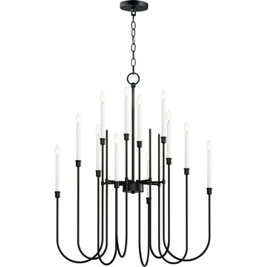Maxim Lighting Tux 12-Light Chandelier Black
