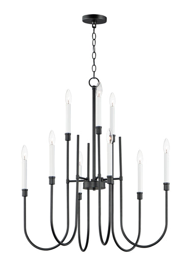 Maxim Lighting Tux 9-Light Chandelier Black