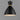 Maxim Lighting Carillon 11" Mini Pendant Black/Satin Brass