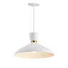 Maxim Lighting Carillon 16" Pendant White/Satin Brass