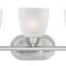 Maxim Lighting Axis 3-Light Bath Vanity Satin Nickel