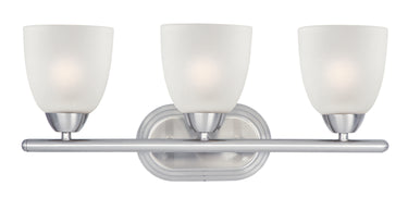 Maxim Lighting Axis 3-Light Bath Vanity Satin Nickel