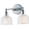 Maxim Lighting Hollow 2-Light Bath Vanity Polished Chrome
