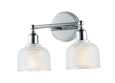 Maxim Lighting Hollow 2-Light Bath Vanity Polished Chrome