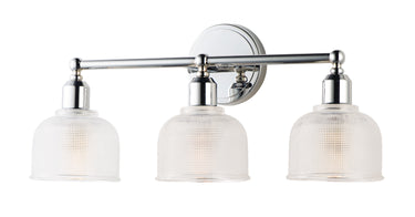 Maxim Lighting Hollow 3-Light Bath Vanity Polished Chrome