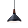 Maxim Lighting Nordic Pendant Walnut/Black