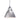Maxim Lighting Nordic Pendant Black/Brushed Platinum