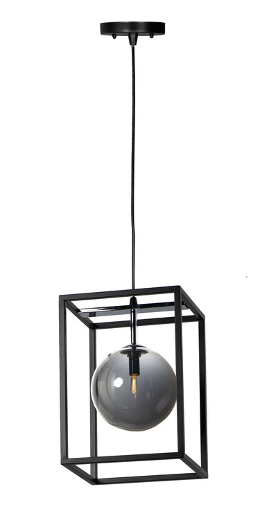 Maxim Lighting Fluid LED Pendant Black/Polished Chrome