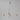 Maxim Lighting Charlton 3-Light Chandelier Weathered White/Gold Leaf