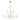 Maxim Lighting Charlton 9-Light Chandelier Weathered White/Gold Leaf