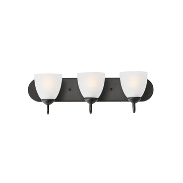 Maxim Lighting Axis 3-Light Strip Bath Vanity Black