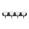 Maxim Lighting Axis 4-Light Strip Bath Vanity Black