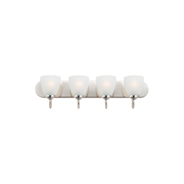 Maxim Lighting Axis 4-Light Strip Bath Vanity Polished Chrome