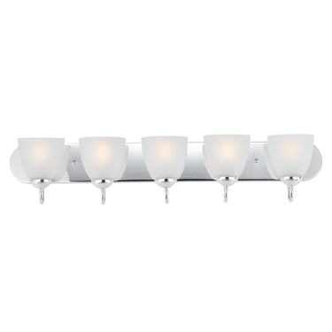 Maxim Lighting Axis 5-Light Strip Bath Vanity Polished Chrome