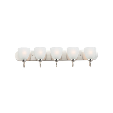 Maxim Lighting Axis 5-Light Strip Bath Vanity Satin Nickel