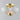 Maxim Lighting Poppy 12" Flush Mount White/Satin Brass