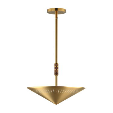 Maxim Lighting Helsinki 16" Pendant Natural Aged Brass