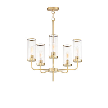 Maxim Lighting Crosby 5-Light Chandelier Satin Brass