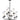 Maxim Lighting Crosby 9-Light Chandelier Black