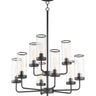 Maxim Lighting Crosby 9-Light Chandelier Black