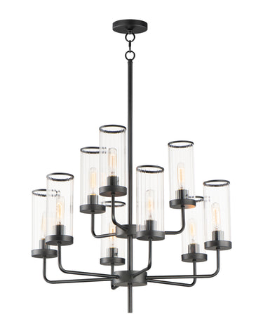 Maxim Lighting Crosby 9-Light Chandelier Black