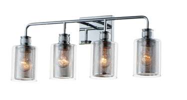 Maxim Lighting Filigree 4-Light Bath Vanity Polished Chrome