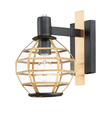 Maxim Lighting Heirloom Outdoor Wall Black/Burnished Brass