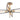 Maxim Lighting Wings 4-Light Flush Mount Black/Satin Brass