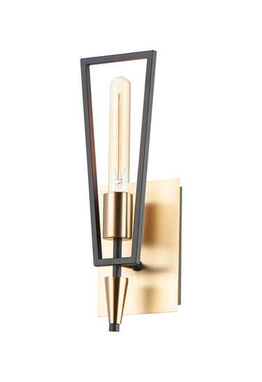 Maxim Lighting Wings Wall Sconce Black/Satin Brass