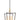 Maxim Lighting Wings 4-Light Pendant Black/Satin Brass