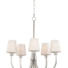 Maxim Lighting Shelter 5-Light Chandelier Satin Nickel