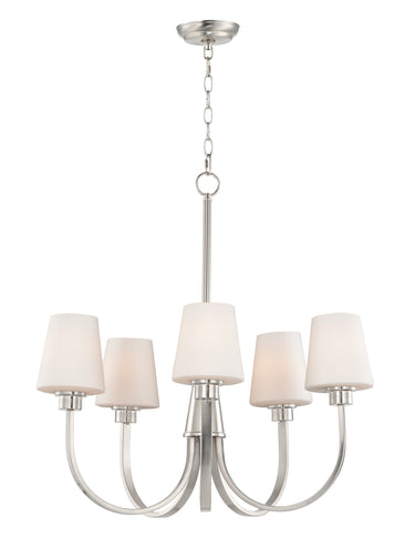 Maxim Lighting Shelter 5-Light Chandelier Satin Nickel