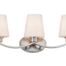 Maxim Lighting Shelter 3-Light Bath Vanity Satin Nickel